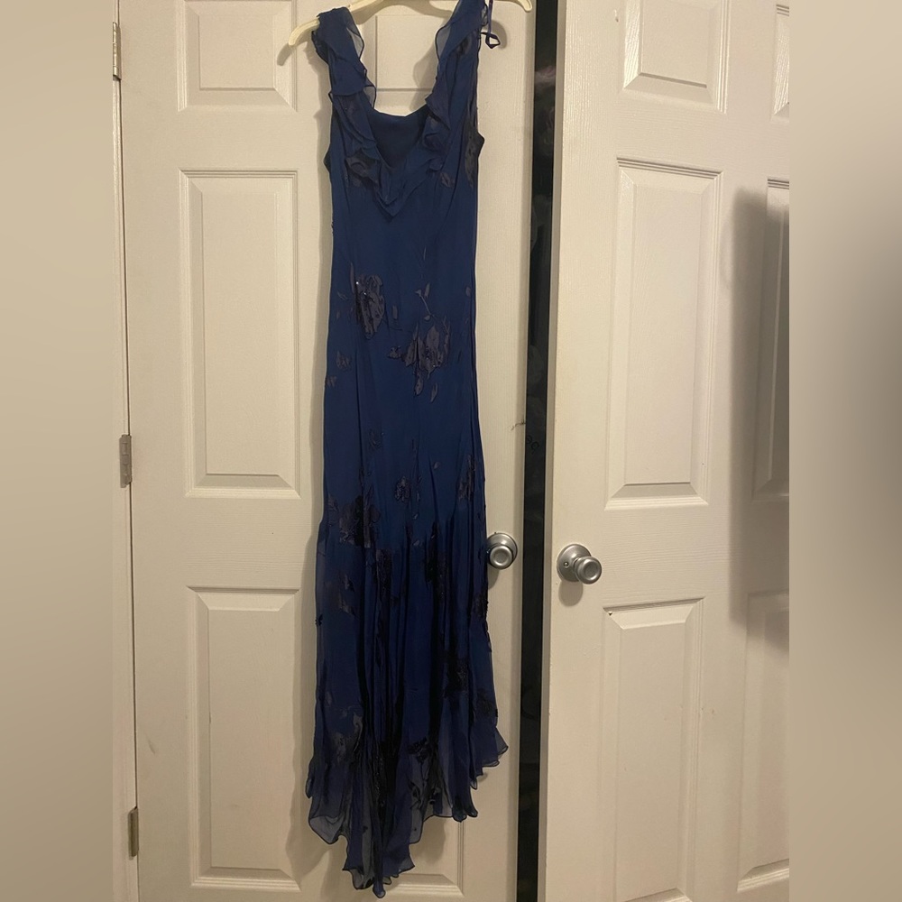 Navy Blue Evening Dress